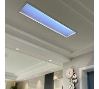 Gvqng Plafonnier Intelligent à Ciel Bleu, LumièRe Ciel Clair, Lampe Solaire, Puissance Lumineuse Naturelle, éCosystèMe Intelligent, Simulation d'une PièCe Ou d'un Salon Baigné,Embedded,30 * 60cm2pcs