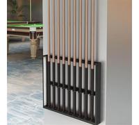 Gvqng Porte-Queues De Billard Mural, Support en MéTal avec Fentes en U à Double Niveau, PréSentoir Et Rangement pour Queues De Billard, Accessoires De Billard,02,74cm 12slot