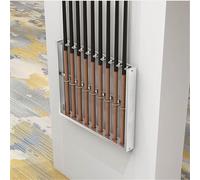 Gvqng Porte-Queues De Billard Mural, Support en MéTal avec Fentes en U à Double Niveau, PréSentoir Et Rangement pour Queues De Billard, Accessoires De Billard,03,60cm 9slot