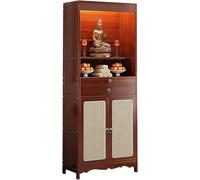 Gvqng Table D'Autel De MéDitation, Autel Bouddhiste, Armoire D'Autel, Table D'Offrandes sur PiéDestal, De Style Chinois, Table D'Autel pour Sanctuaire Personnel,03,52 * 33 * 170CM