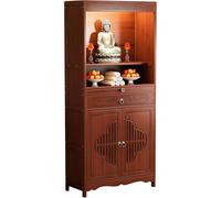 Gvqng Table D'Autel De MéDitation, Autel Bouddhiste, Armoire D'Autel, Table D'Offrandes sur PiéDestal, De Style Chinois, Table D'Autel pour Sanctuaire Personnel,01,52 * 33 * 170CM