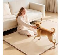Gvqng Tapis De Sol Chauffant éLectrique en GraphèNe, Tapis De Sol Chauffant D'IntéRieur, Chauffe-Pieds avec Minuterie De Chauffage Rapide, TempéRature ProgramméE,02,180 * 200cm