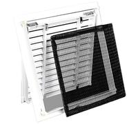 GVRSQZID Grille de ventilation carrée en métal avec écran, 8, 10, 12, 14, 16, 18, 20, 22, 24 pouces, hotte de ventilation encastrée au plafond (40 x 40 cm)(16 x 16 in (40 x 40 cm))