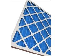 GVS Filter Technology G4P.20.25.2.SUA001.005 Filtre à panneau plissé G4, bleu/blanc (paquet de 5)