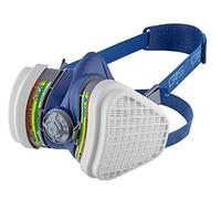 GVS Filter Technology SPR490 Demi-masque respiratoire anti-poussière et contre les risques Poussieres/Multiples Gaz, S/M, Bleu