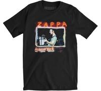 GVSCVS Frank Zappa Men's in New York Premium Print T-Shirt Small Black(Large)