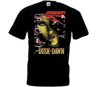 GVSCVS from Dusk Till Dawn v.3 T-T-Shirts à Manches Courtes Black Poster S.5XL(Medium)