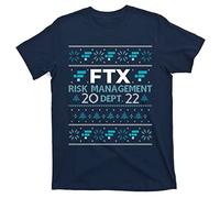 GVSCVS FTX Risk Management Dept. 2022 Ugly Christmas Sweater T-T-Shirts à Manches Courtes.jpg(Medium)