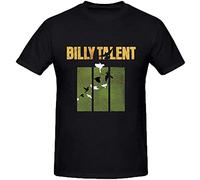 GVSCVS FUHUA Billy Talent Billy Talent III Summer T T-Shirts à Manches courtess for Men Round Neck Black(Large)
