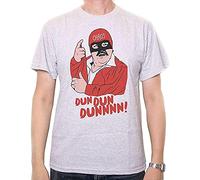 GVSCVS FUHUA Inspired by Cannonball Run T T-Shirts à Manches Courtes - Captain Chaos Cartoon Cult Movie T-T-Shirts à Manches Courtes(Large)