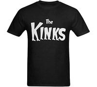 GVSCVS FUHUA Men's The Kinks Logo T-T-Shirts à Manches Courtes(Large)
