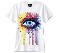 GVSCVS T-Shirt Trippy Watercolor Eye(Large)