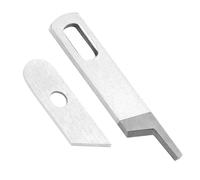 GVSS 1 Set Couteau de Machine à Coudre Pour Singer 412585 550449, Couteau Surjeteuse Professionnel,Lames de Surjeteuse,Couteau Supérieur et Inférieur pour Surjeteuse Domestique