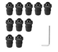 GVSS 10 Pièces Vis Pare-Brise Moto M5 x 16mm Noir, Visserie pour Bulle Moto,Kit de Fixation Bulle de Moto Universel avec M5 Clé,Vis Carenage Moto,Fixation de Pare-Brise de Moto