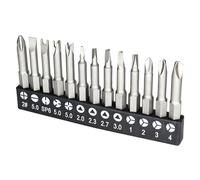 GVSS 13 Pièces Embouts de Tournevis Triangle 1/4",Tournevis Spéciaux Plusieurs Formes,Compatibles avec la Plupart des Tournevis,pour Réparations Électroniques et Bricolage Précision