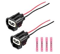 GVSS 2 Pièces Câble de Frein à Main Électrique pour Dodge Caravan 2011-2020 8201625545,avec Adaptateur de Faisceau et Connecteur,pour Système de Frein de Stationnement