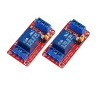 GVSS 2 Pièces Module Relais 5V 1 Canal avec Optocoupleur,10A 250V AC/30V DC,Compatible avec Arduino