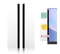 GVSS 2 Pièces Panneau Post It Ordinateur,Tableau Memo pour Ecran,Panneau Mémo Pour Moniteurs,Accessoires Bureau en Acrylique Transparent Sans Bord Autocollantes pour Écran d'Ordinateur