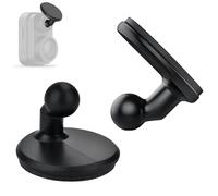 GVSS 2 Pièces Supports Adhésifs pour Caméra Embarquée pour Garmin,Support en Plastique pour Pare-Brise,Compatibles avec Garmin Mini 2 3 45 46 47 55 56 57 65W 66W 67W X110 X210