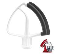 GVSS Batteur Flex Edge pour KitchenAid, Batteur de Bord Flexible avec Raclette,Compatible avec KitchenAid 4,5-5 Pintes,Tête de Mélange Secteur pour Pâtisserie et Préparation de Crèmes