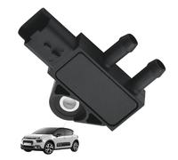 GVSS Capteur de Pression Gaz d’Échappement 9645022680 9662143180, Compatible avec Citroën C3 C4 C5 C6 Berlingo DS3 DS4 DS5 Jumpy et pour Peugeot 207 208 307 308 508 Expert