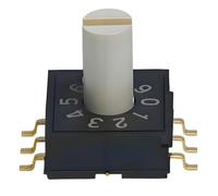 GVSS Commutateur RM3HAF-10 pour Lunii Ma Fabrique à Histoires,Encodeur Rotatif 10 Positions Poignée 3:3,Remplacement Idéal Équipements Audio Vidéo Jeu