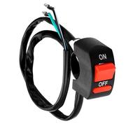 GVSS Interrupteur Moto 22mm Universel, Bouton On Off, Phare, Guidon, Scooter
