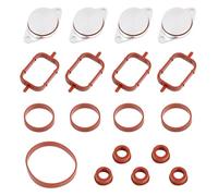 GVSS Kit de Suppression Clapets d'Admission 22mm pour BMW Diesel, Compatibles avec BMW Série 3 Série 5 E87 E46 E90 E91 E92 E93 E39 E60 E83 E53,Joint de Collecteur d'Admission