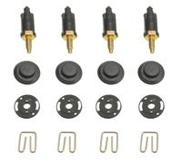 GVSS Lot de 4 Capuchon de Boulon de Capot Moteur 2.0 Hdi Compatible avec Citroen,Fixations Couvre Moteur,Couvre Moteur 206 Hdi,Compatible avec Peugeot 206 306 307 406 607 806