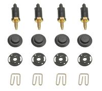 GVSS Lot de 4 Fixation Cache Moteur 2.0 Hdi Compatible avec Citroen,Fixations Couvre Moteur,Capuchon de Boulon de Capot Moteur 206,Compatible avec Peugeot 206 306 307 406 607 806
