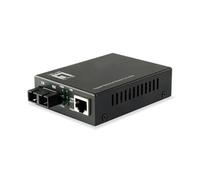 Level One Convertisseur de média GVT-2002 1000Base-T vers 1000Base-LX/SX Monomode 1310nm 20km SC
