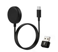 GVTCO Chargeur Station Type C pour Samsung Galaxy Watch 8/8 Classic/7/Ultra/6/6 Classic/5/5 Pro/4/3/Active2/FE Chargeur Cable Station de Harge Magnétique de 1M avec 1 Adaptateur Type-C vers USB-A