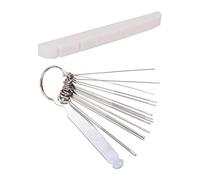Gvvsjgdbis 1 jeu d'écrou de chevalet de guitare et 1 écrou en os de 42 mm pour guitare électrique Tele