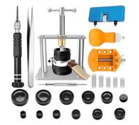 Gvvsjgdbis 1 kit de réparation de montre - Batterie de rechange - Support de retrait de dos de montre - Barre à ressort - Pince à épiler