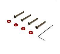 Gvvsjgdbis 1 lot de vis fixes filetées pour châssis d'ordinateur - Vis de 3,4 mm - Pour ventilateur de radiateur froid - Longue vis