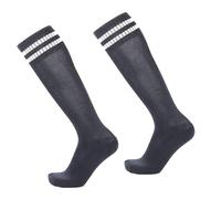 Gvvsjgdbis 1 paire de chaussettes de sport antidérapantes pour homme - Chaussettes d'entraînement pour football - Facile à utiliser - Noir - Enfant 27-36