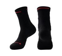 Gvvsjgdbis 1 paire de chaussettes de sport antidérapantes pour homme et femme - Noir - Taille M