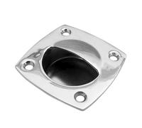 Gvvsjgdbis 1 poignée de porte coulissante marine - Poignée de traction carrée en acier inoxydable pour bateau à moteur - Accessoires de cabine de camping-car