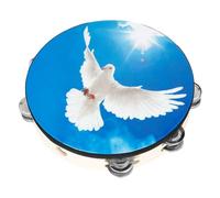 Gvvsjgdbis 1 Tambourin de danse double couche 25,5 x 5,5 cm