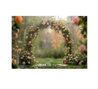 Gvvsjgdbis 1 toile de fond pour photographie de mariage, couronne, paysage, photographie de mariage, 210 x 150 cm, comme illustré, toile de fond pour photographie de portrait de vacances 3D, B