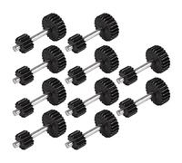 Gvvsjgdbis 10 Ensemble D'Engrenages en Métal avec Moteur 370 pour BoîTe de Vitesse de Changement de Vitesse pour B1 B24 B16 B36 C24 1/16 4WD 6WD Rc Voiture, B