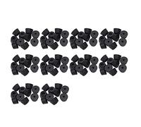 Gvvsjgdbis 100 Pcs 21 x 12 mm Conique Encastré Pied Pieds Tampon en Caoutchouc Matériel: Caoutchouc