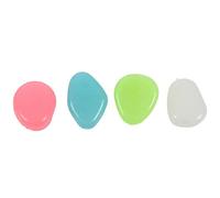 Gvvsjgdbis 100Pcs Lueur dans Les Pierres Sombres Cailloux Aquarium Décor De Mur De Réservoir De Poissons, Coloré