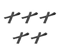 Gvvsjgdbis 10Pcs Brassard de Remplacement Réglable et Respirant Bande de Sangle Souple pour Moniteur de Fréquence Cardiaque - (Noir)