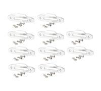 Gvvsjgdbis 10X Support de Contrôle de Treuil Hawl Fairlead en Métal Allié pour RC 4WD D90 1/10 RC Chenille