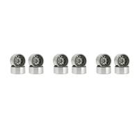 Gvvsjgdbis 12 Pièces 1.9 Jante de Moyeu de Roue en Métal Verrouillage pour 1/10 Crawler Télécommandé Axial SCX10 90046 AXI03007 TRX4 D90,2