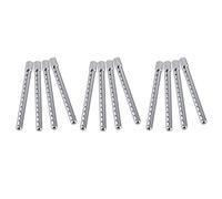 Gvvsjgdbis 12 PIÈCES 102037 Argent Aluminium RC1 : 10 Support de Carrosserie pour Road Racing Maquette Auto Mise à niveau