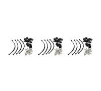 Gvvsjgdbis 12Pcs 1/10 Ressorts à Lames Ensemble Châssis de Haute Levée pour 1/10 D90 RC Pièces de Voiture sur Noir