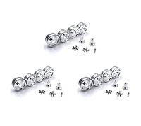 Gvvsjgdbis 12x Jante de Moyeu de Roue Antichoc Metal Upgrade pour Camion RC B1 B16 B24 B36 C14 C24 1/16 avec Vis