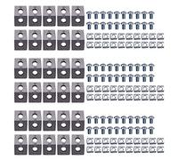 Gvvsjgdbis 150 Pièces Le Support de Coin Série 2020 Profilé En Aluminium de Connecteurs pour 6 mm Fente Profilé En Aluminium Accessoires